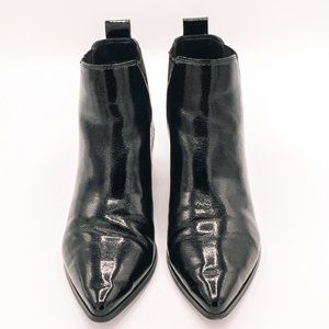 Treasure & Bond Mod Patent Leather Bootie, Black 6